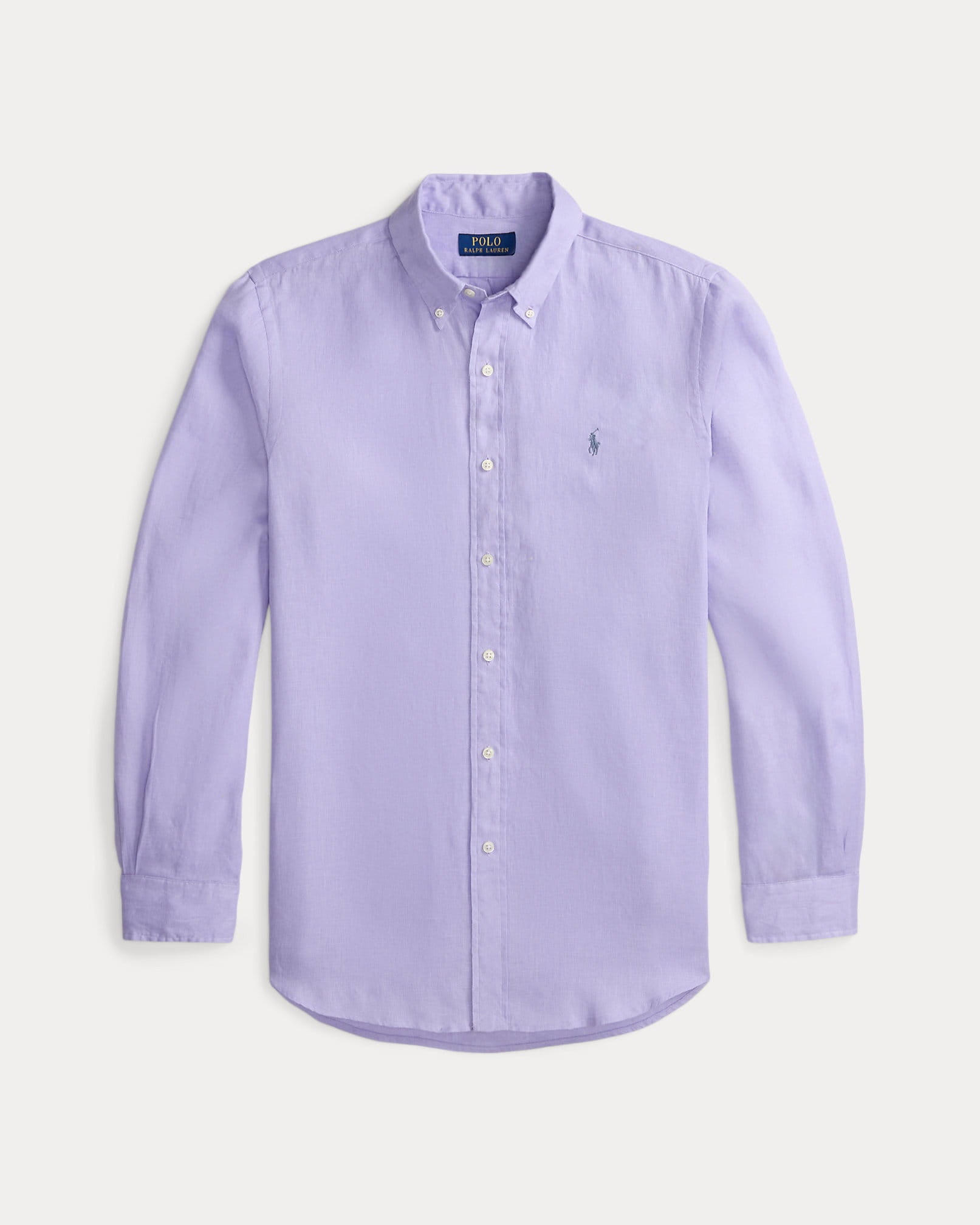 Classic Fit Linen Shirt (Sky Lavender)