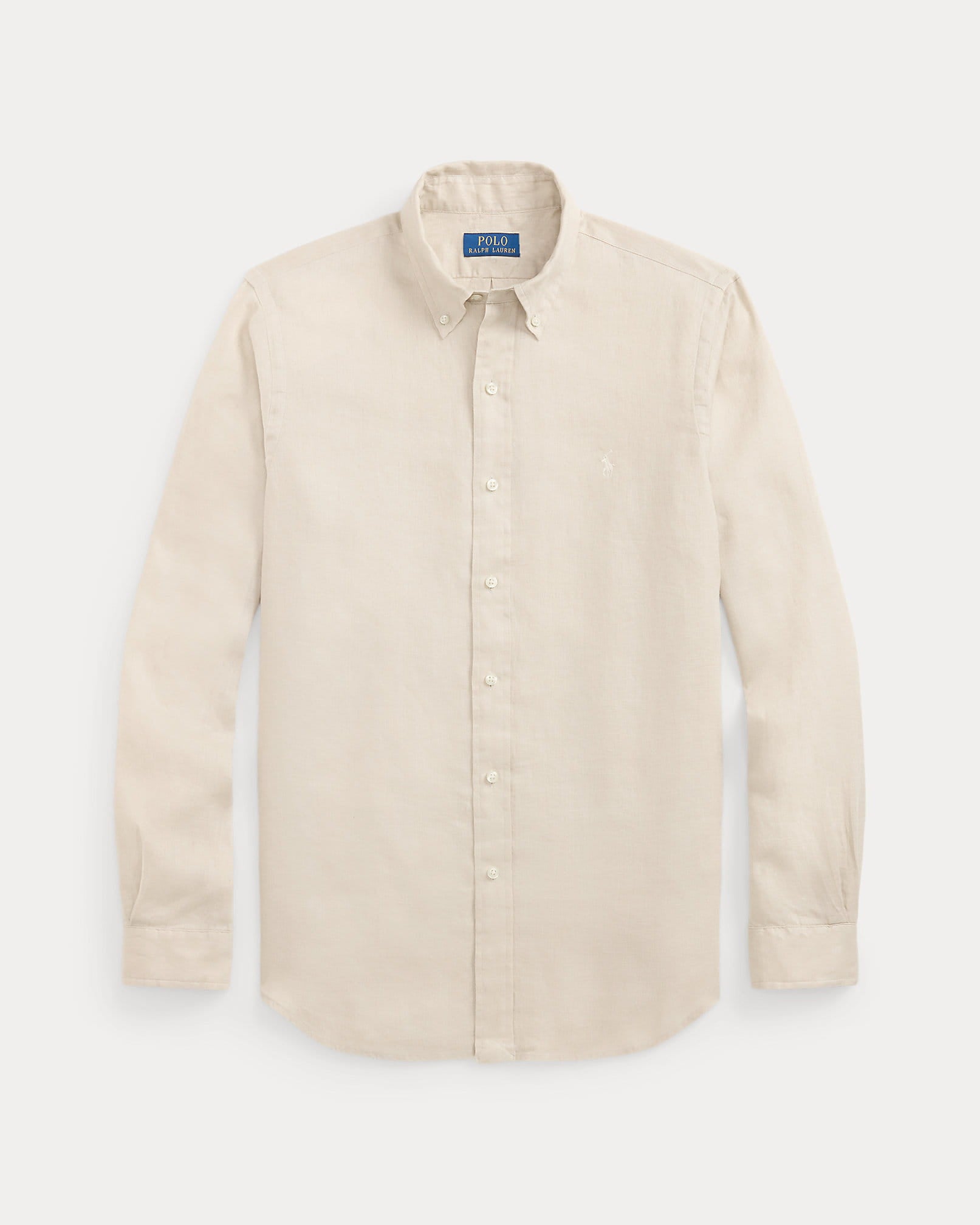 Classic Fit Linen Shirt (Stoneware Grey)