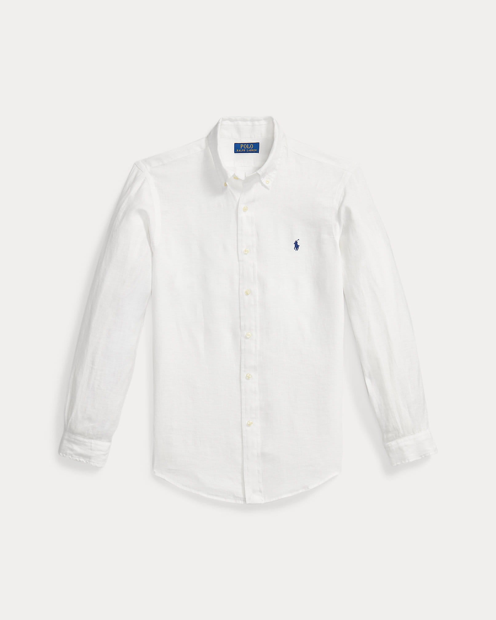 Classic Fit Linen Shirt (White)