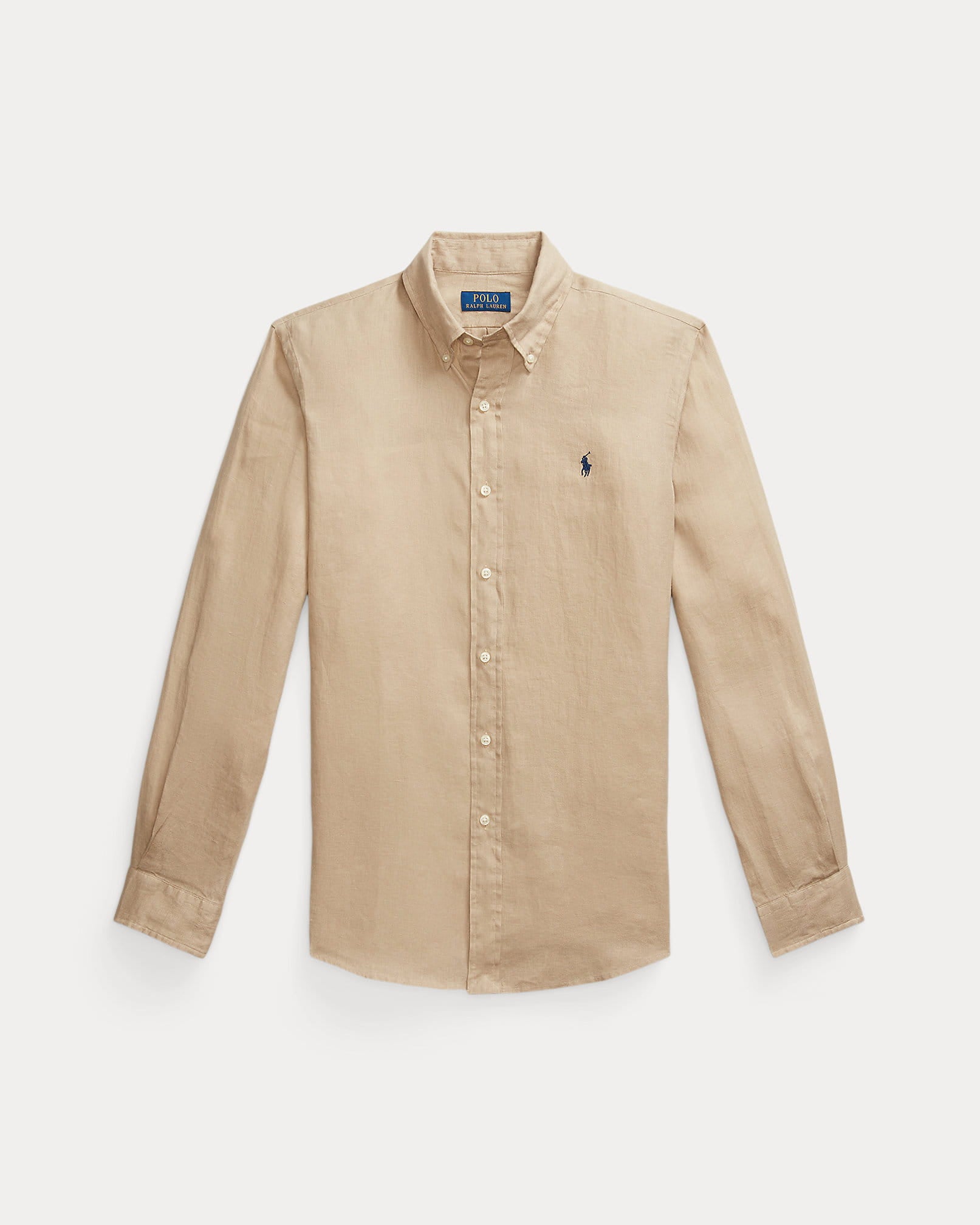 Classic Fit Linen Shirt (Coastal Beige)