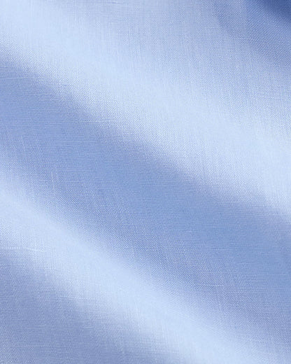 Classic Fit Linen Shirt (Office Blue)
