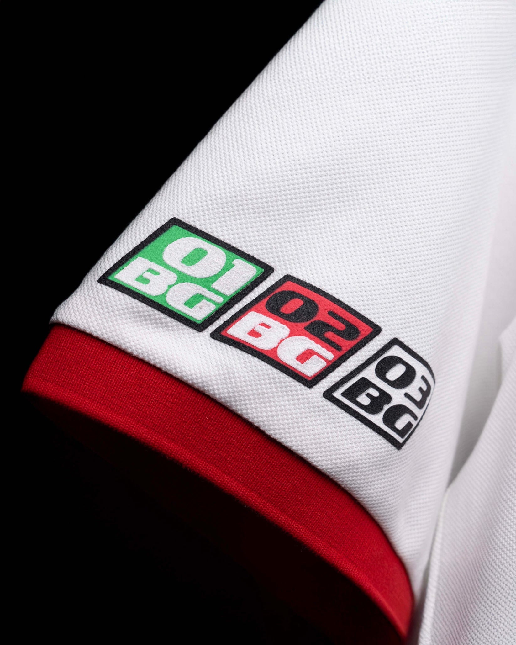 White Retro Rev Polo T-Shirt