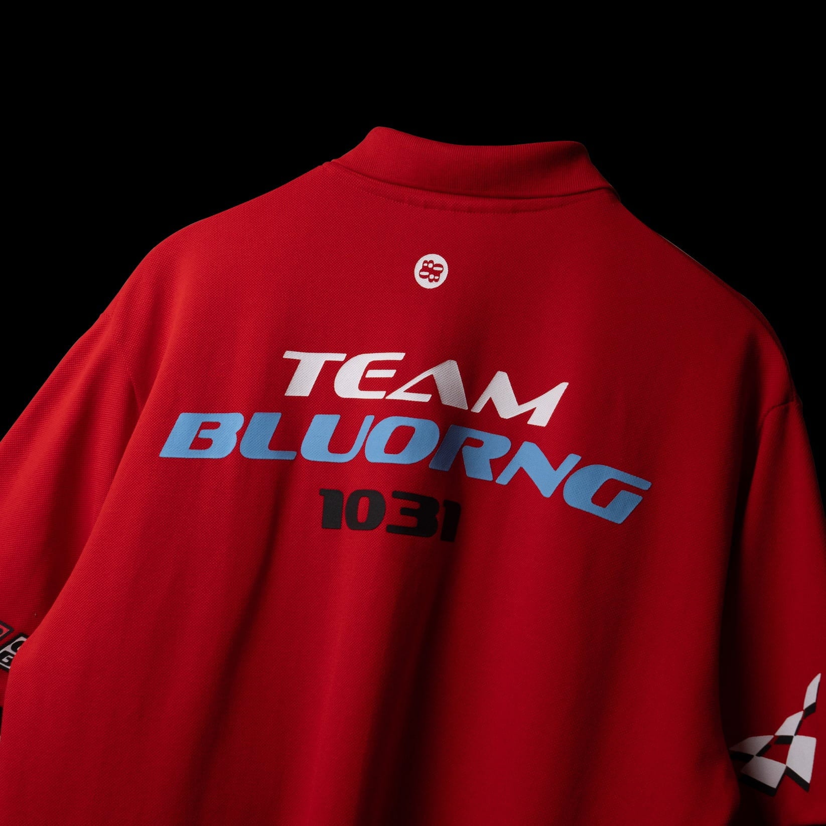 Red Retro Rev Polo T-Shirt