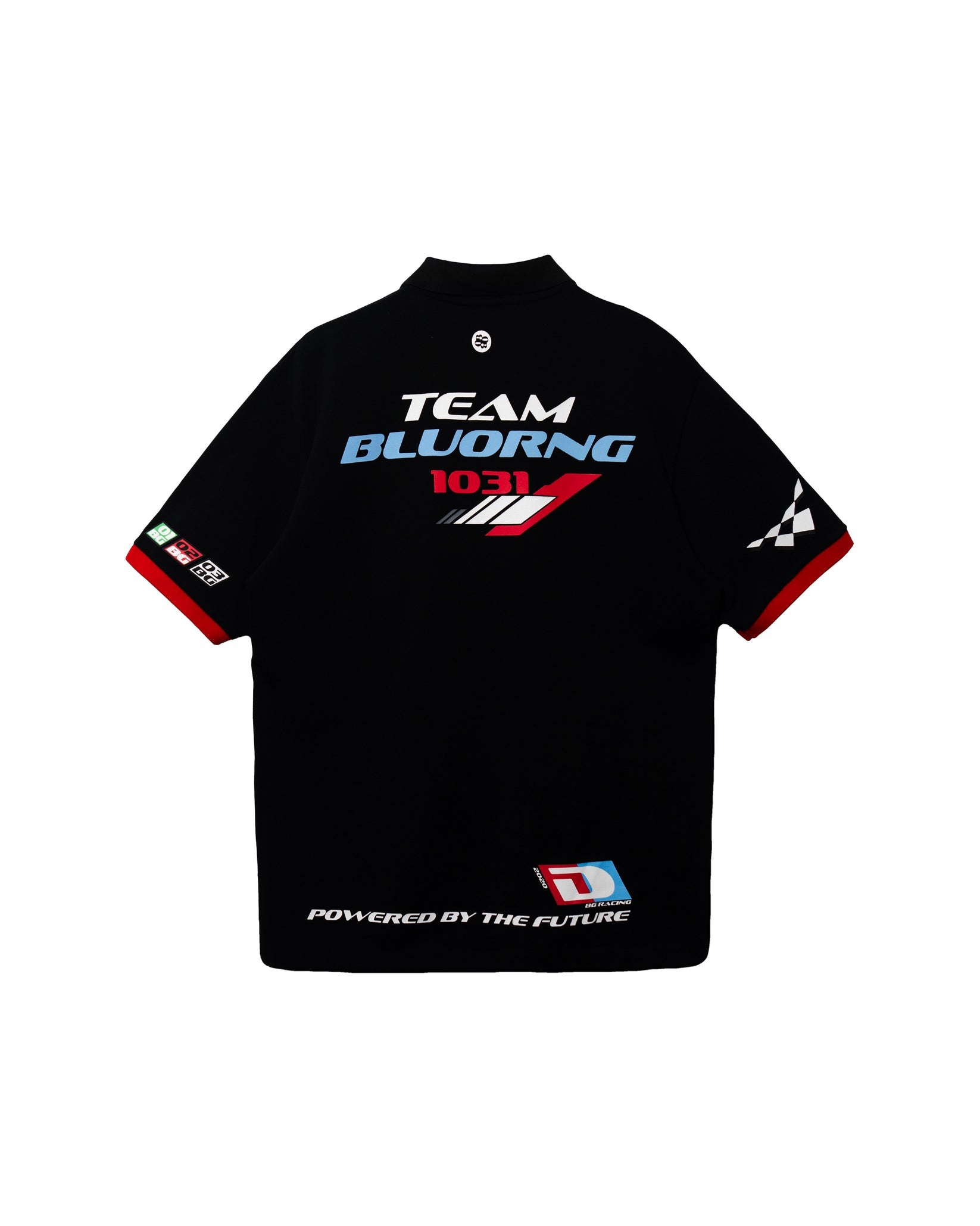 Black Retro Rev Polo T-Shirt