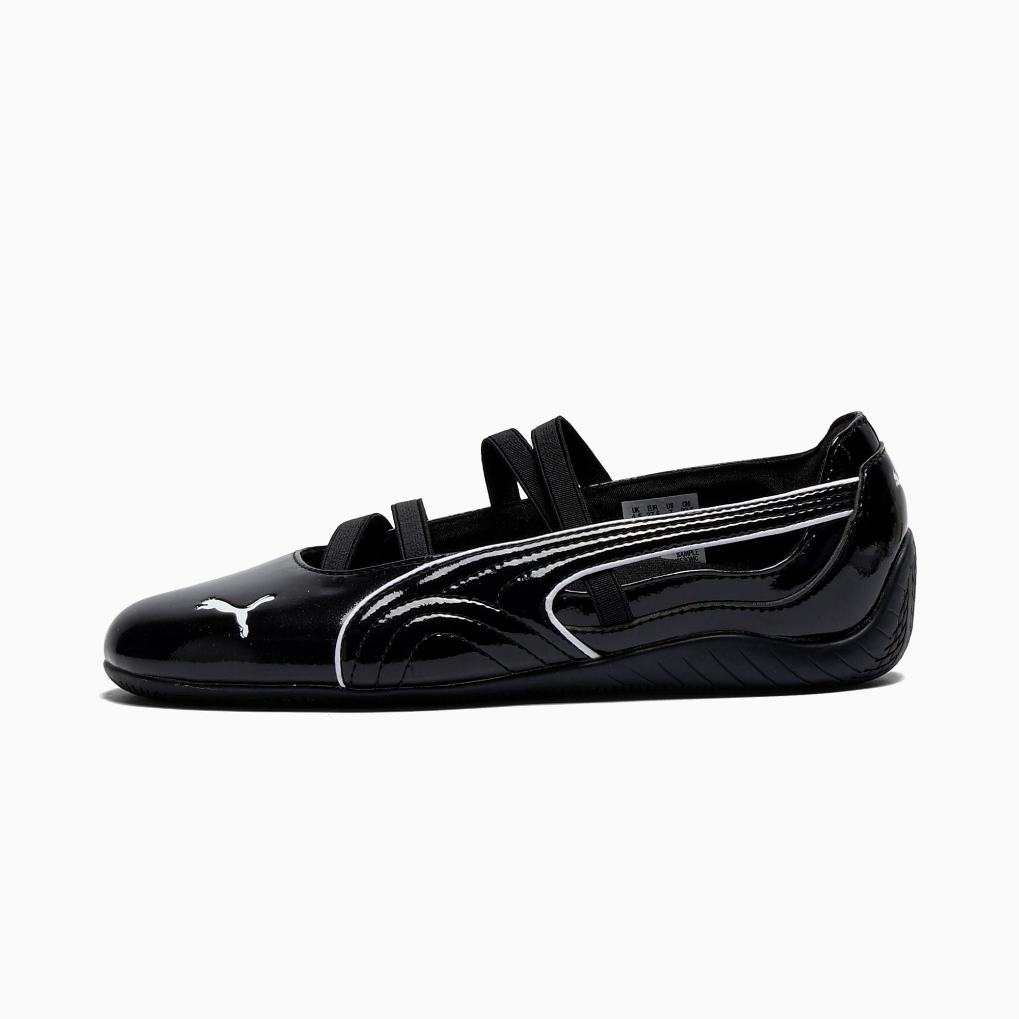 SPEEDCAT GLOSSY BALLET SNEAKERS (PUMA BLACK)