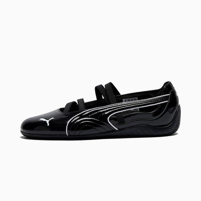 SPEEDCAT GLOSSY BALLET SNEAKERS (PUMA BLACK)