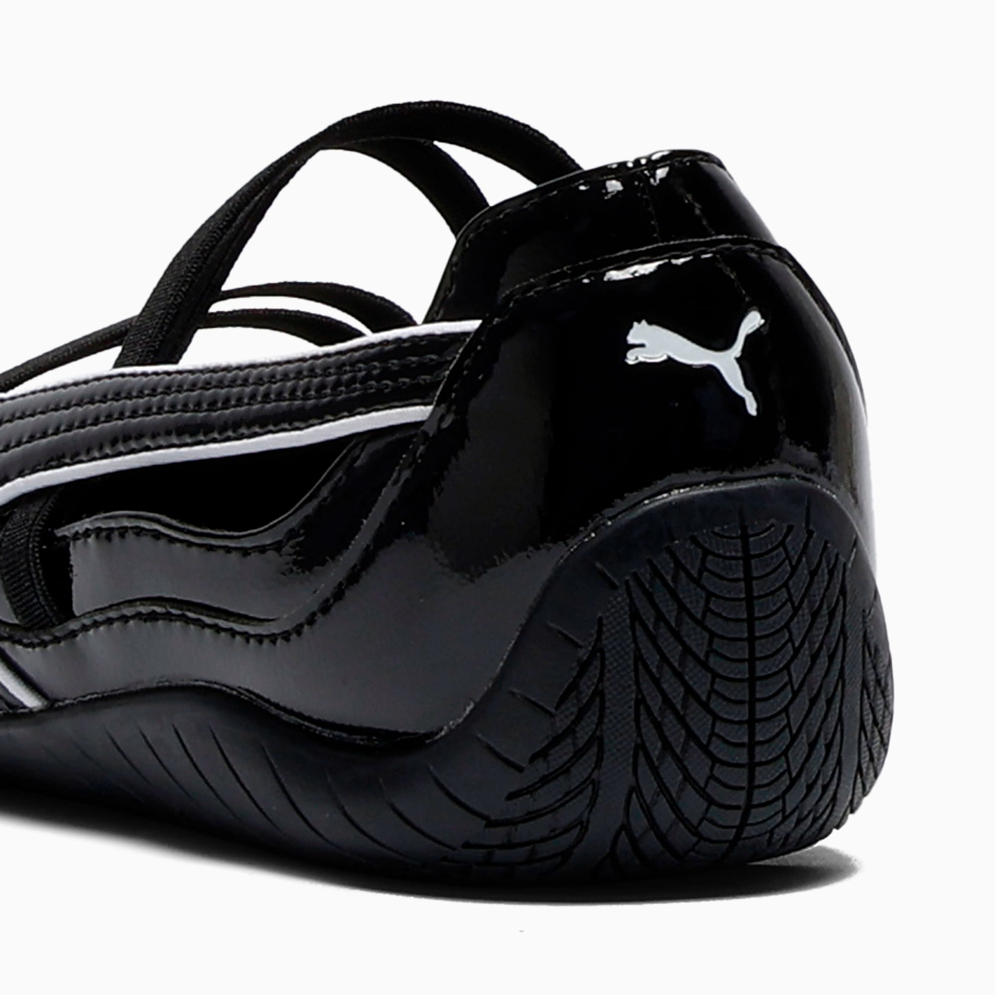 SPEEDCAT GLOSSY BALLET SNEAKERS (PUMA BLACK)