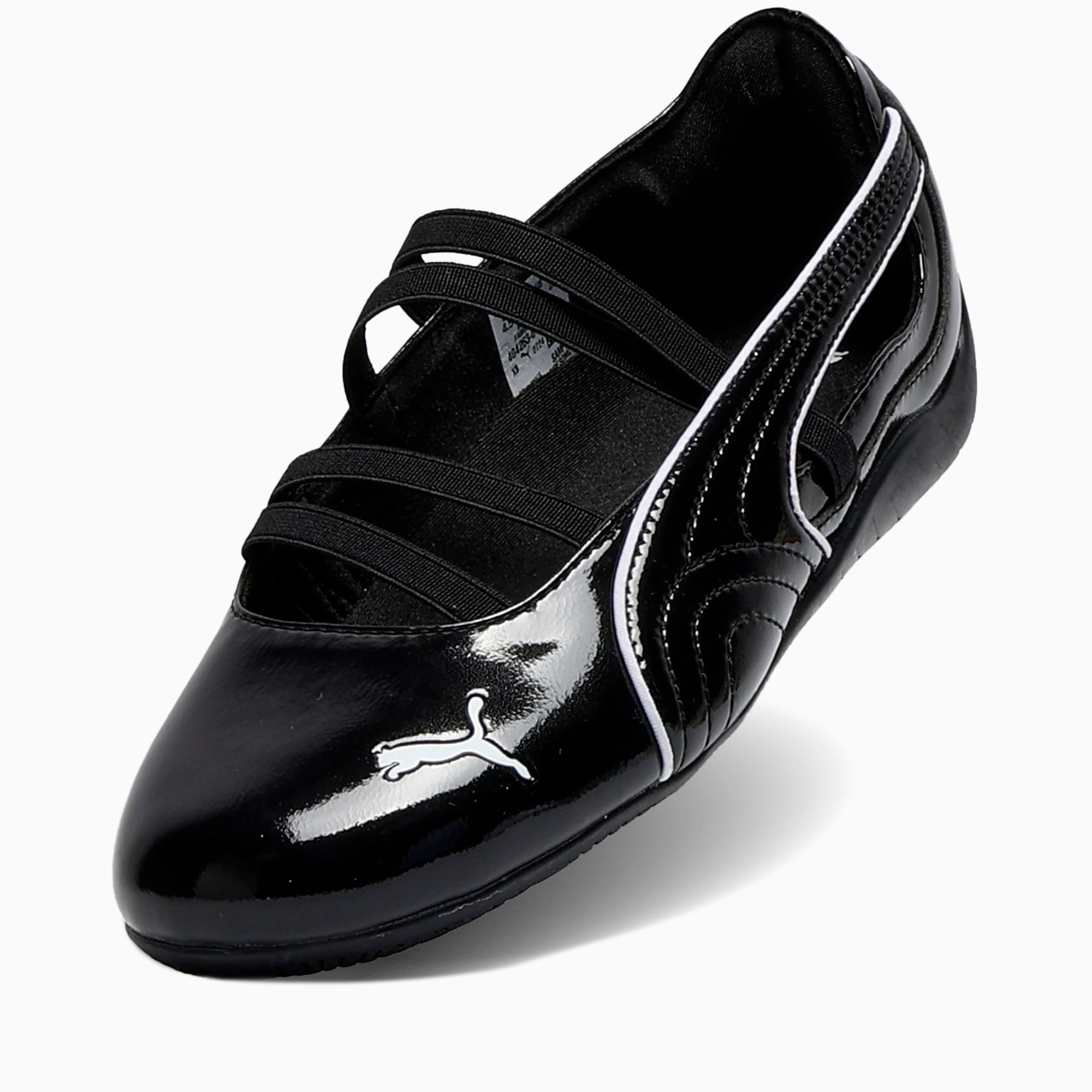 SPEEDCAT GLOSSY BALLET SNEAKERS (PUMA BLACK)
