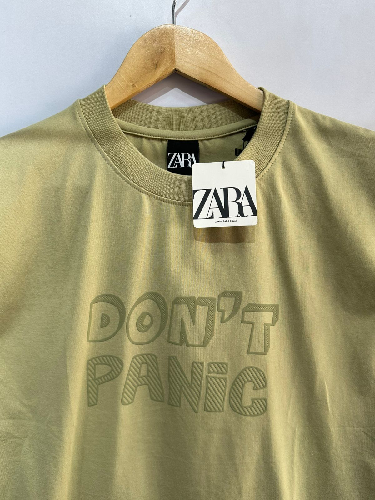 Oversized Tee (Dont Panic Green)