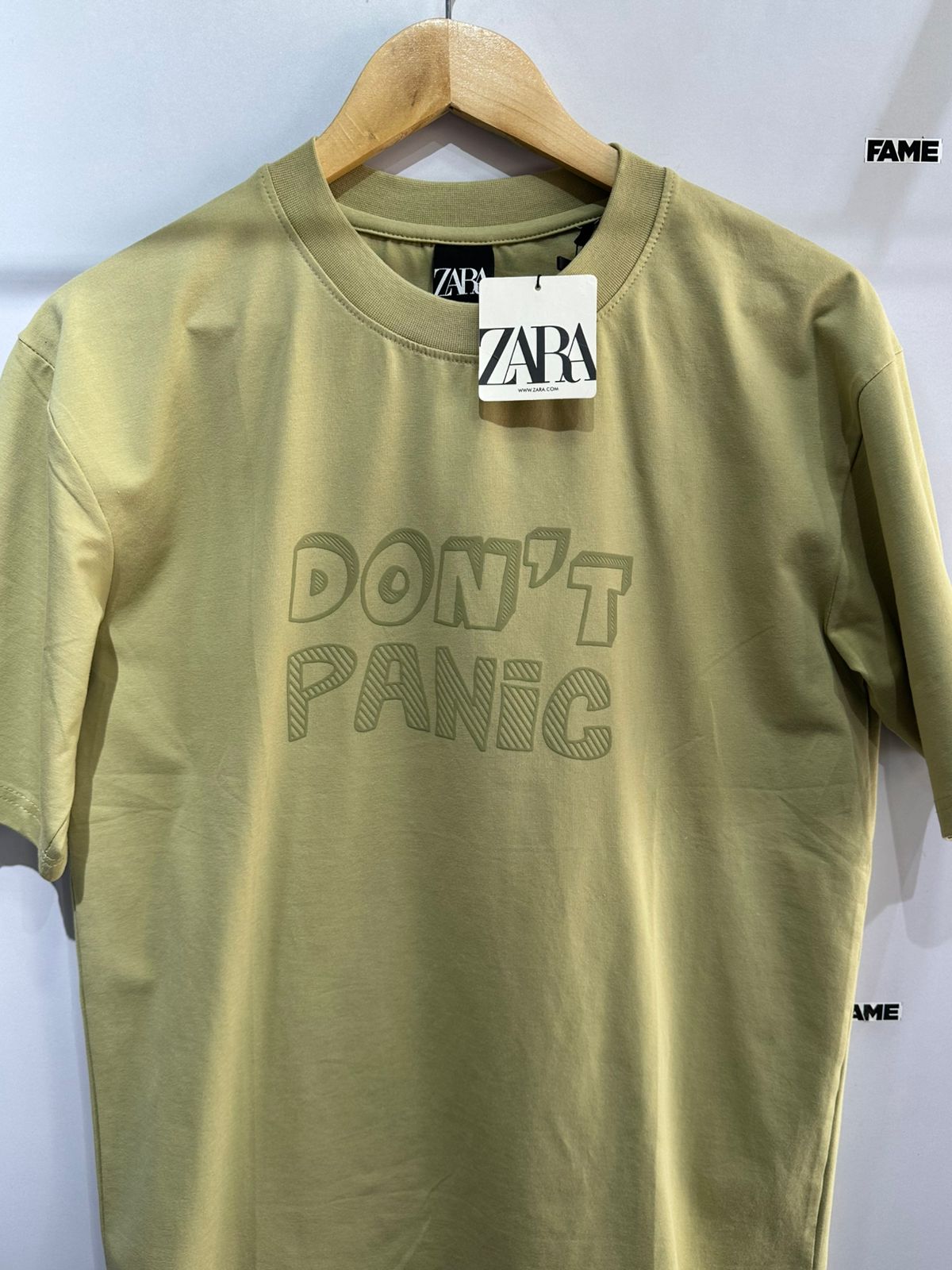 Oversized Tee (Dont Panic Green)