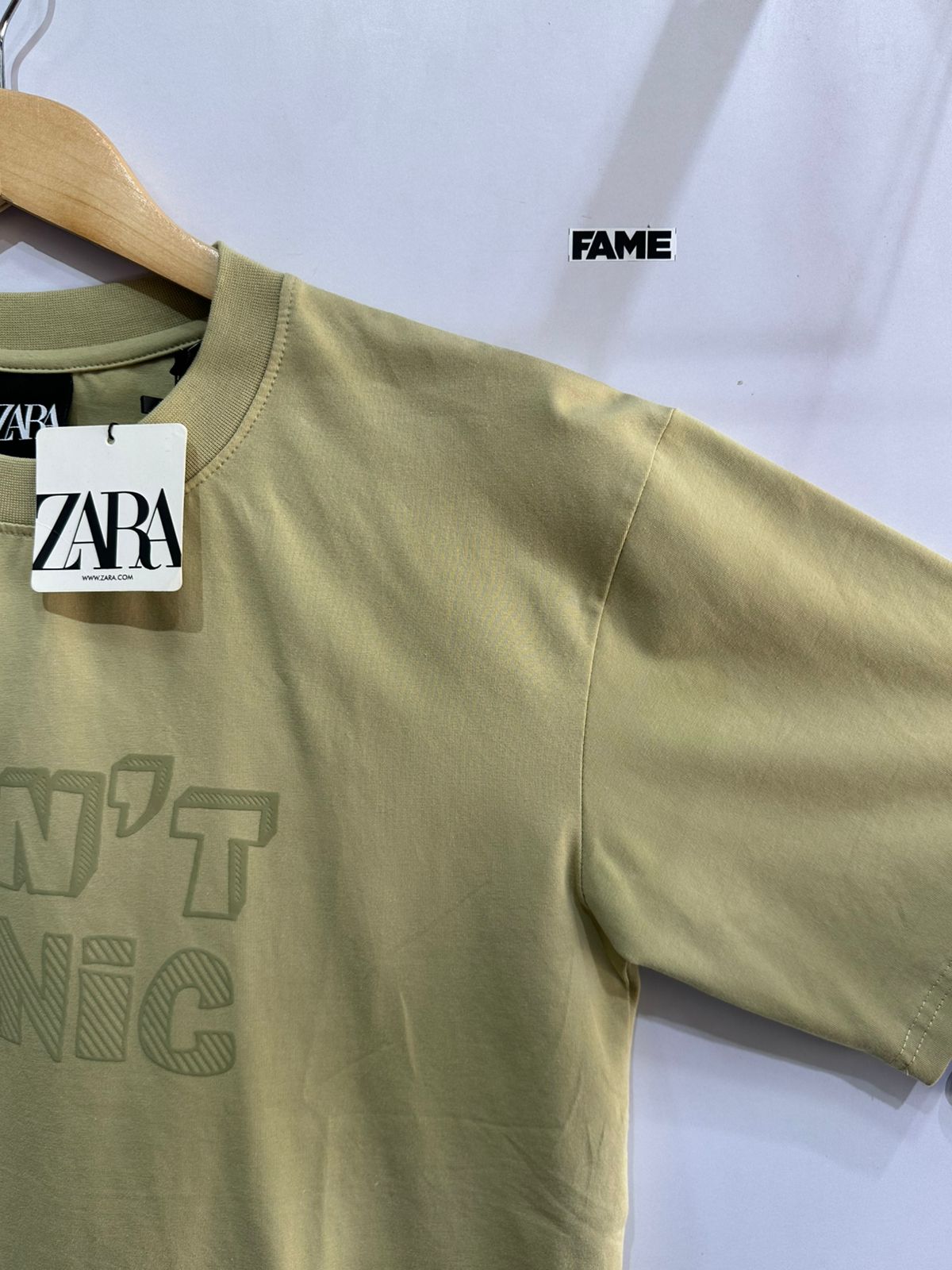 Oversized Tee (Dont Panic Green)