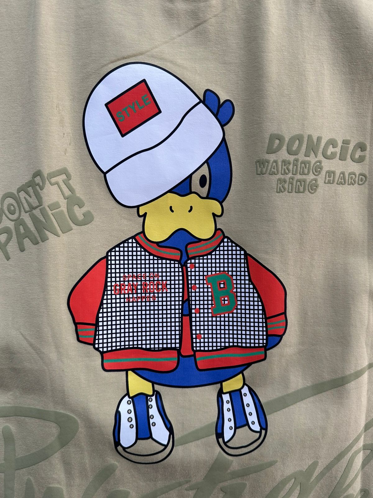 Oversized Tee (Dont Panic Green)