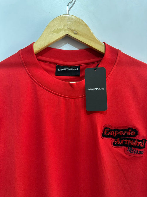 Oversized Tee (Emporio Armani Red)