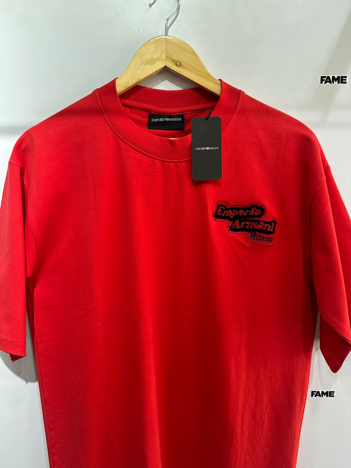 Oversized Tee (Emporio Armani Red)