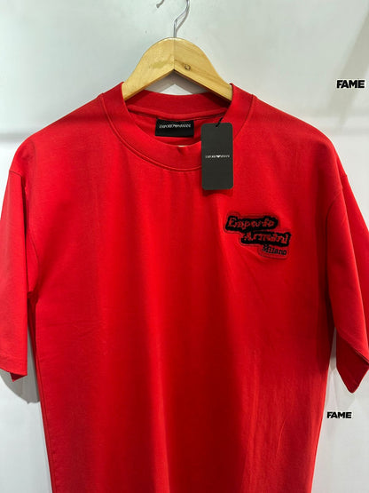 Oversized Tee (Emporio Armani Red)