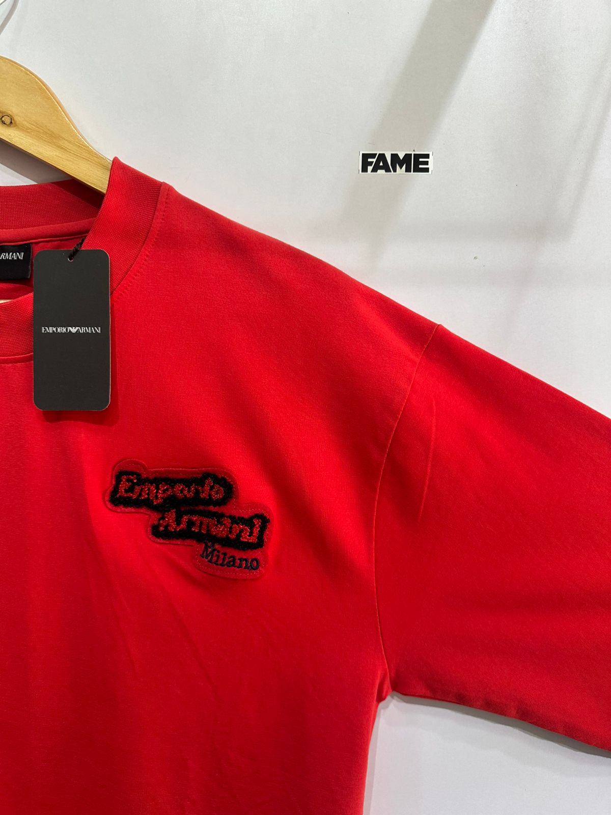 Oversized Tee (Emporio Armani Red)