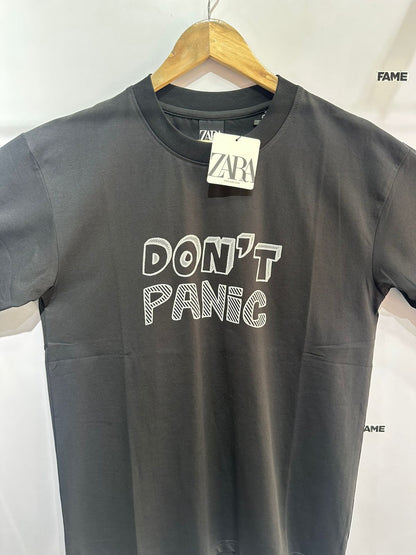 Oversized Tee (Dont Panic Black)