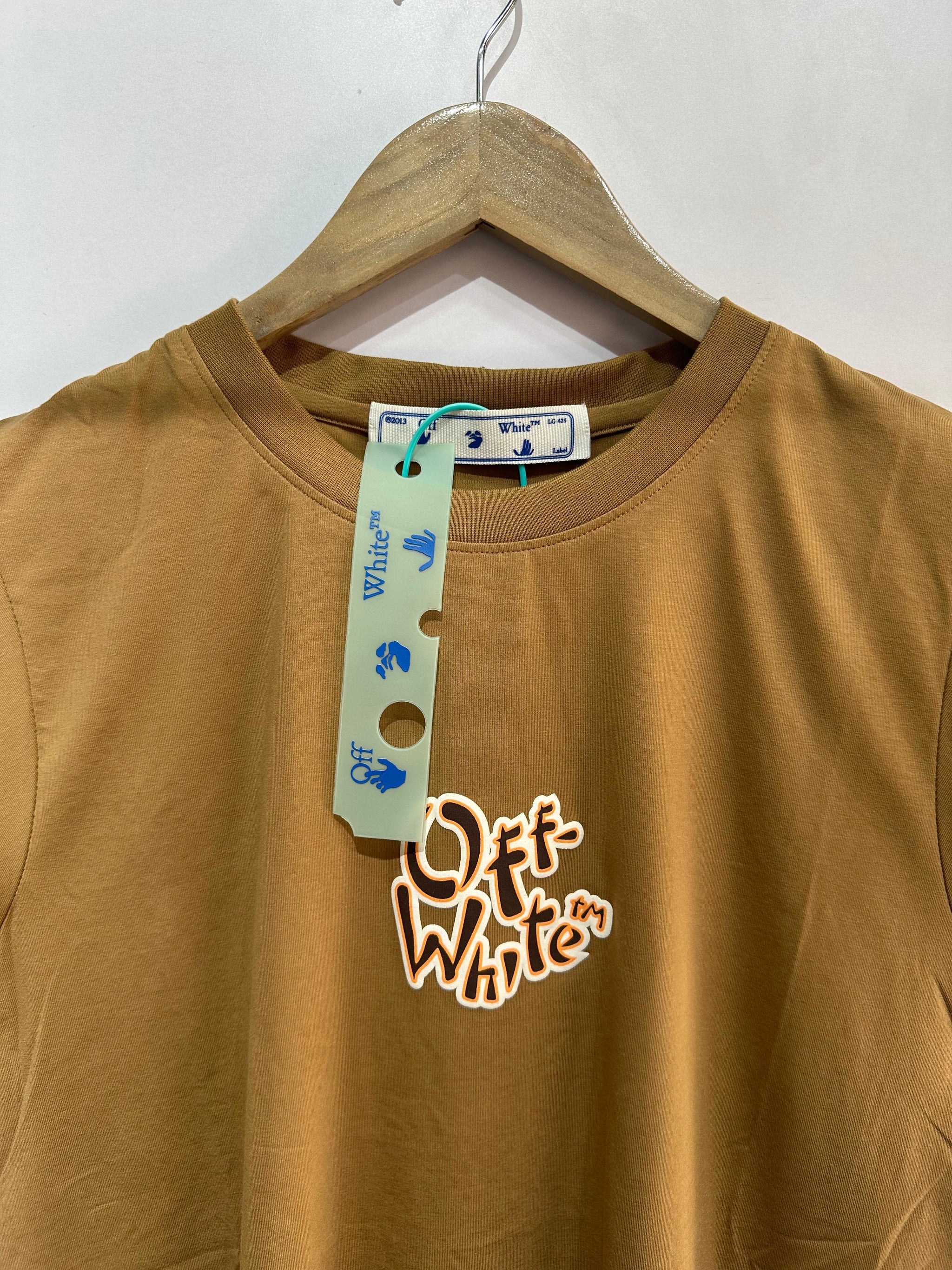 Oversized Tee (Off White Brown)
