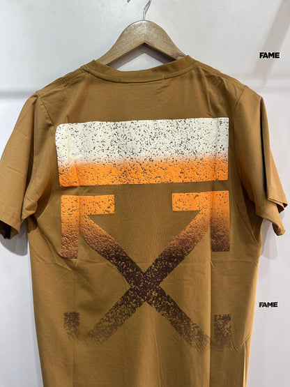 Oversized Tee (Off White Brown)