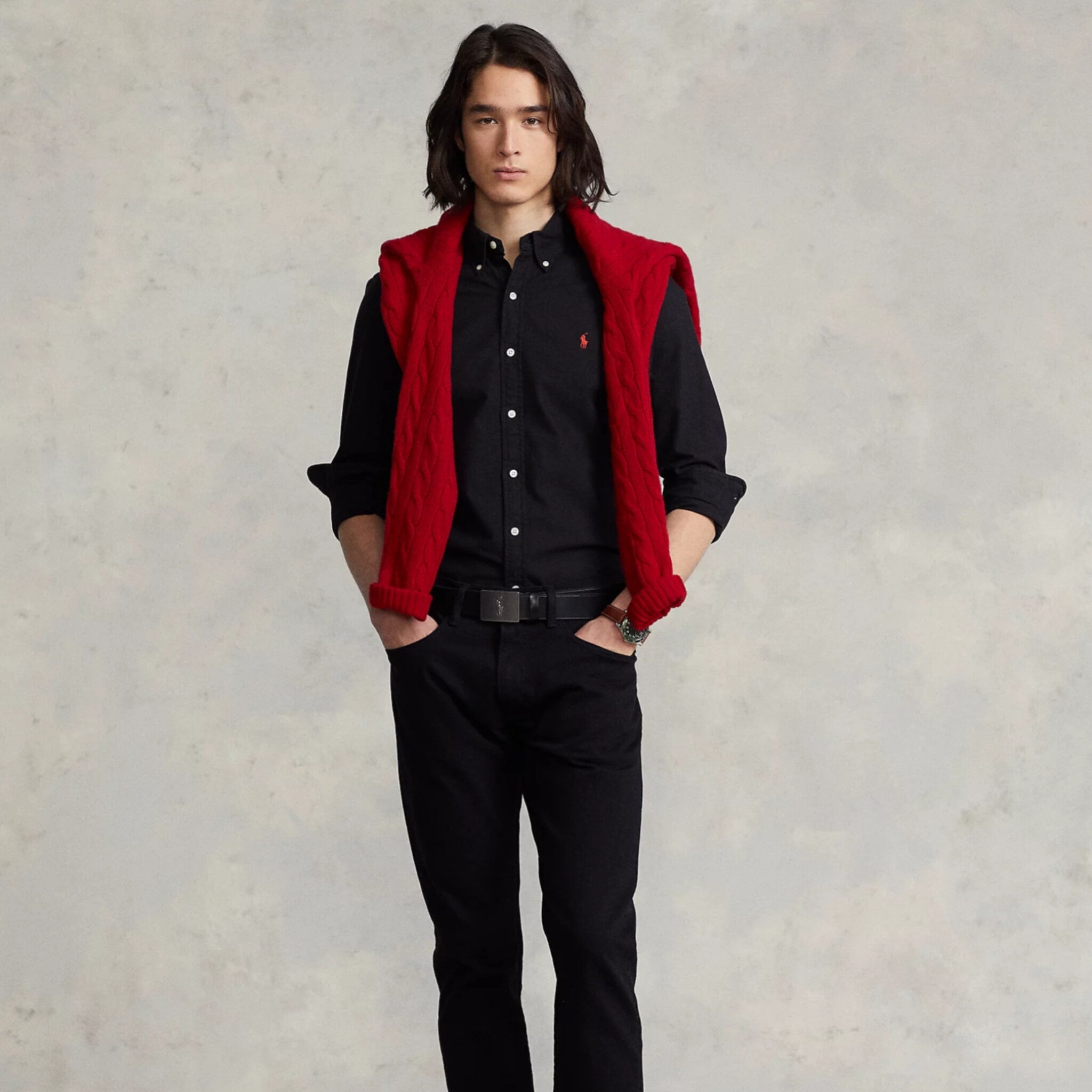 The Iconic Oxford Shirt (Black)