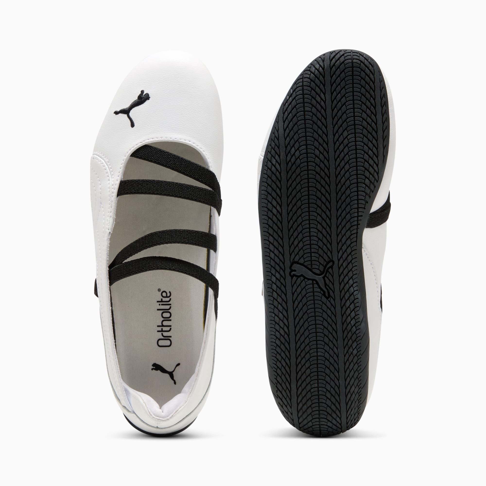 SPEEDCAT SUEDE BALLET (WHITE)
