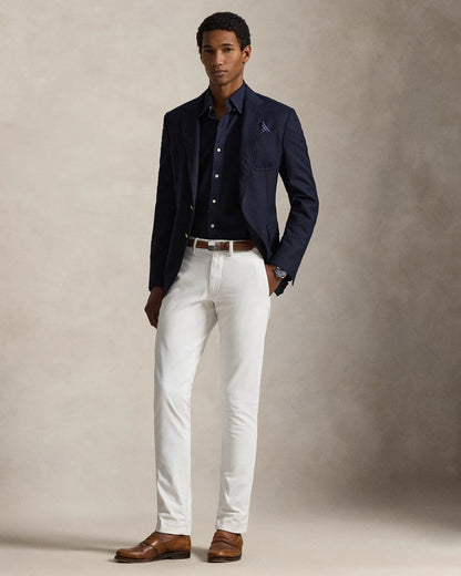 Classic Fit Garment-Dyed Oxford Shirt (RL Navy)