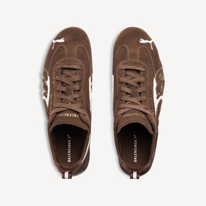 SPEEDCAT SUEDE BALENCIAGA (BROWN/WHITE/BLACK)