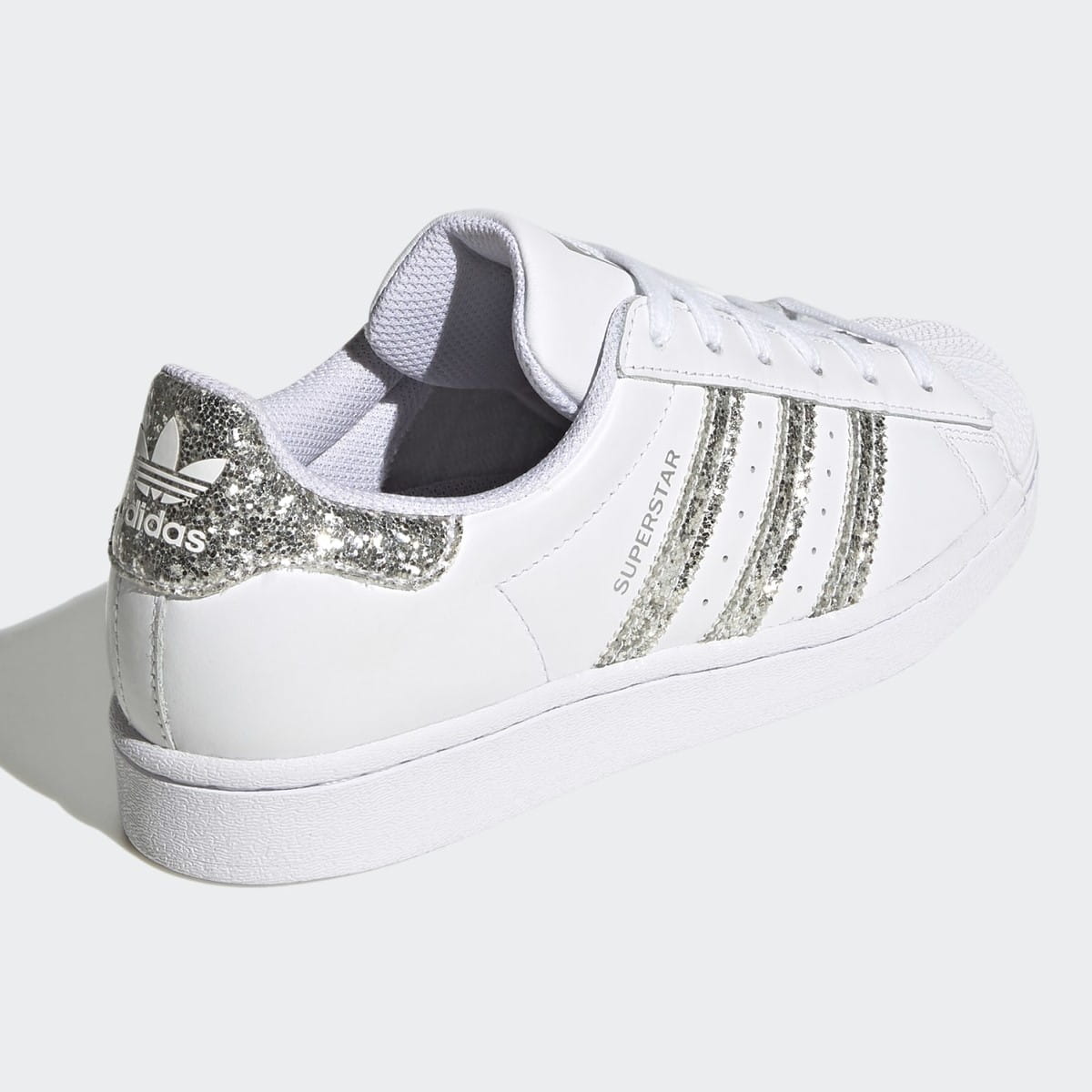 SUPERSTAR II SHOES (SILVER GLITTER)