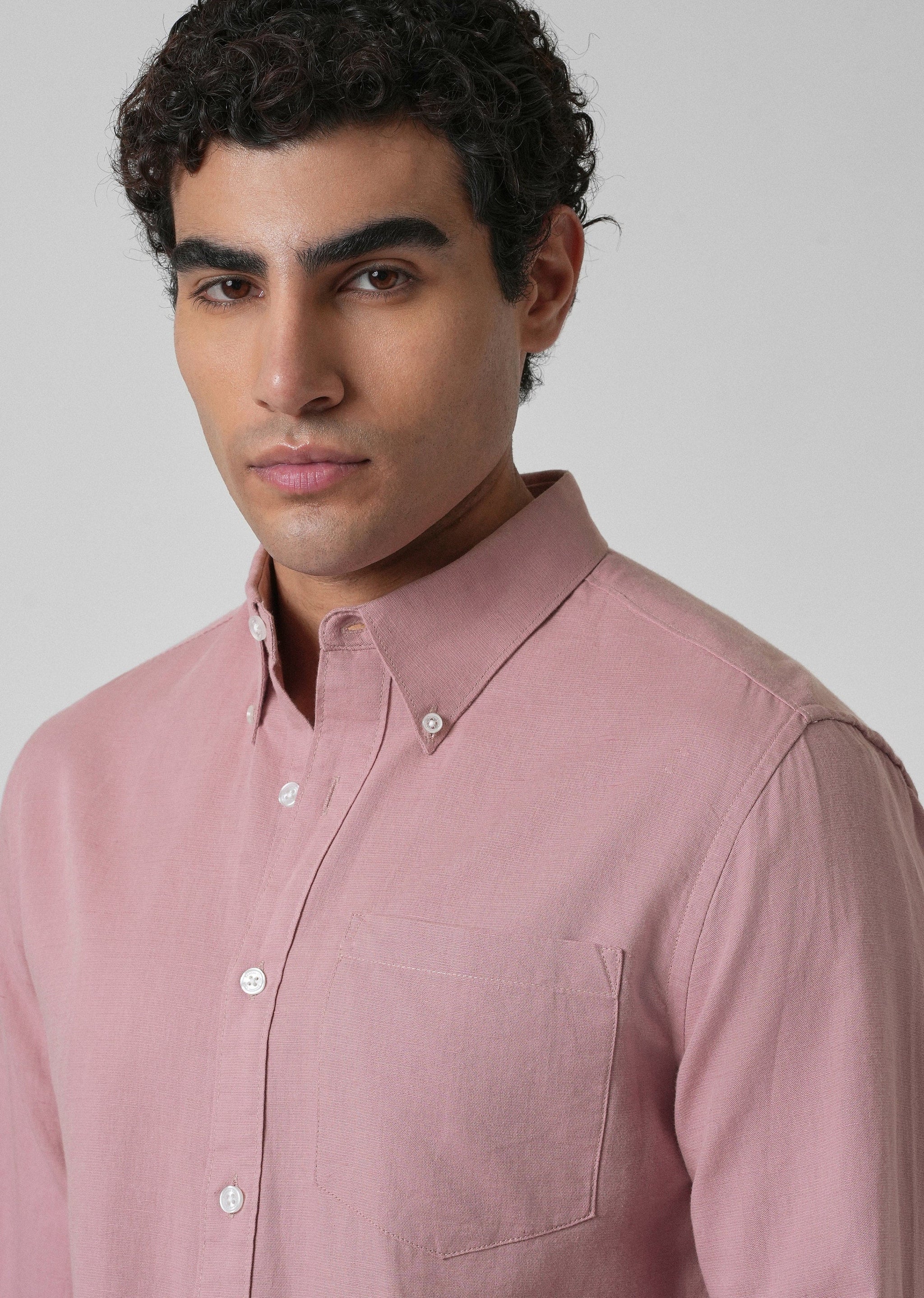 Linen Blend (Nude Pink)