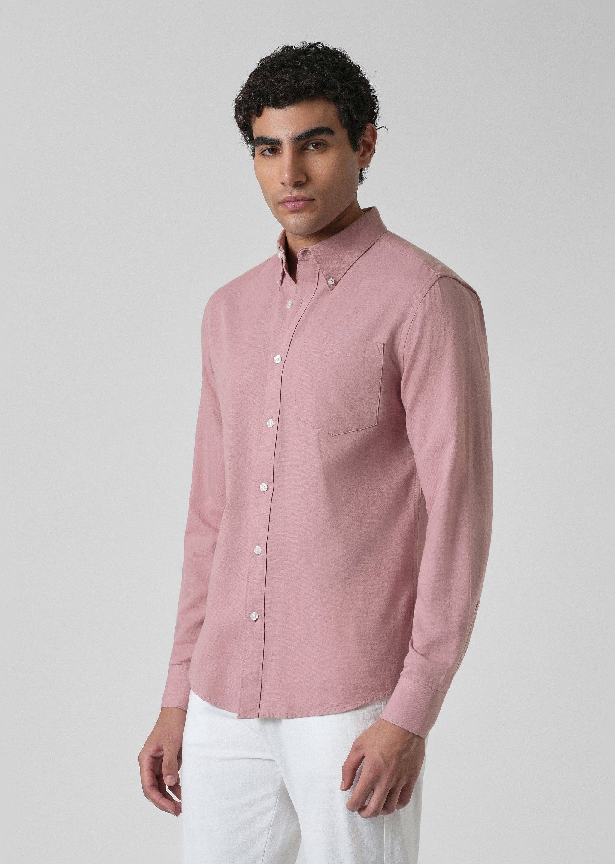 Linen Blend (Nude Pink)