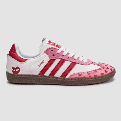 SAMBA X COMME DES GARÇONS PLAY (WHITE PINK)
