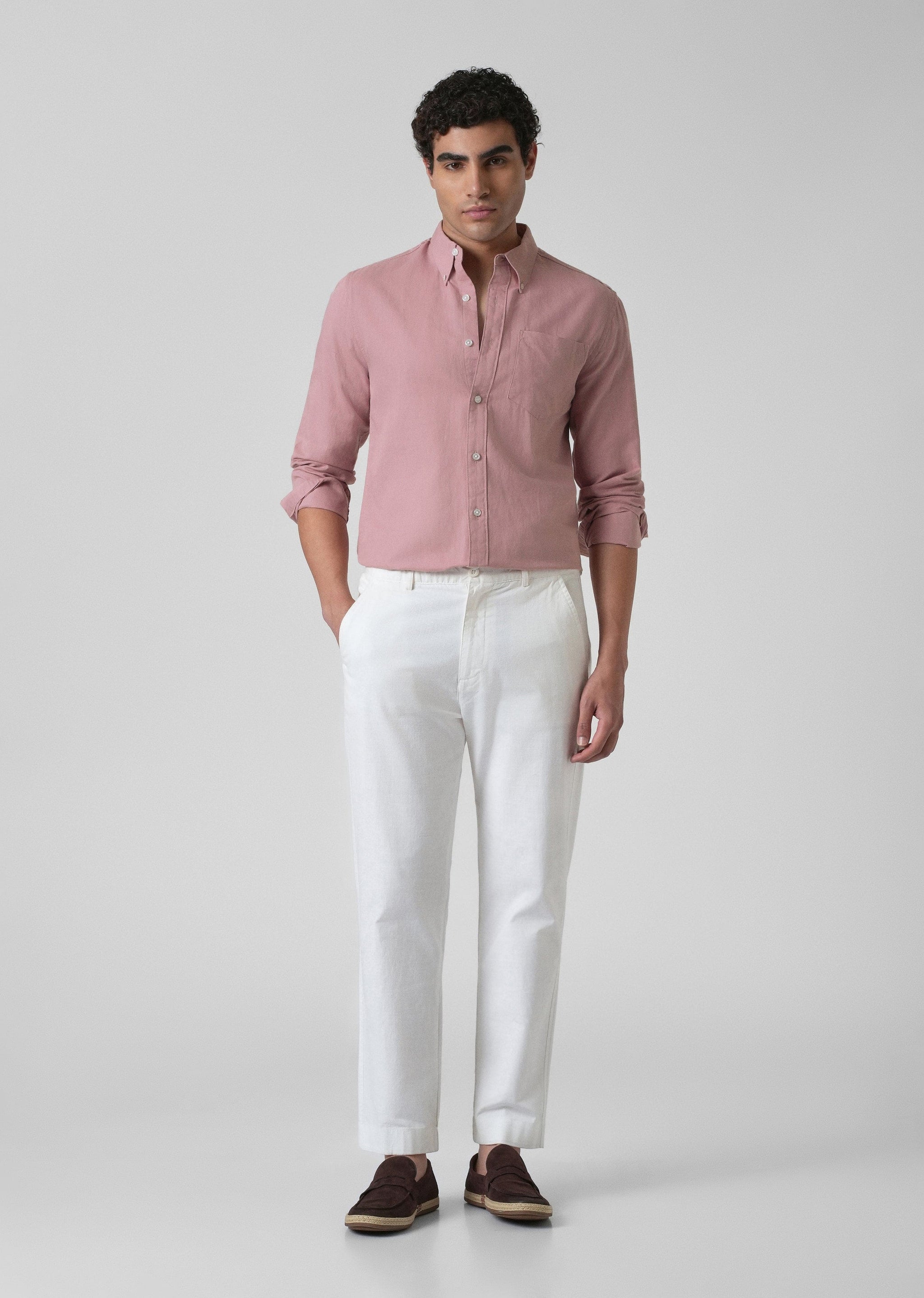 Linen Blend (Nude Pink)