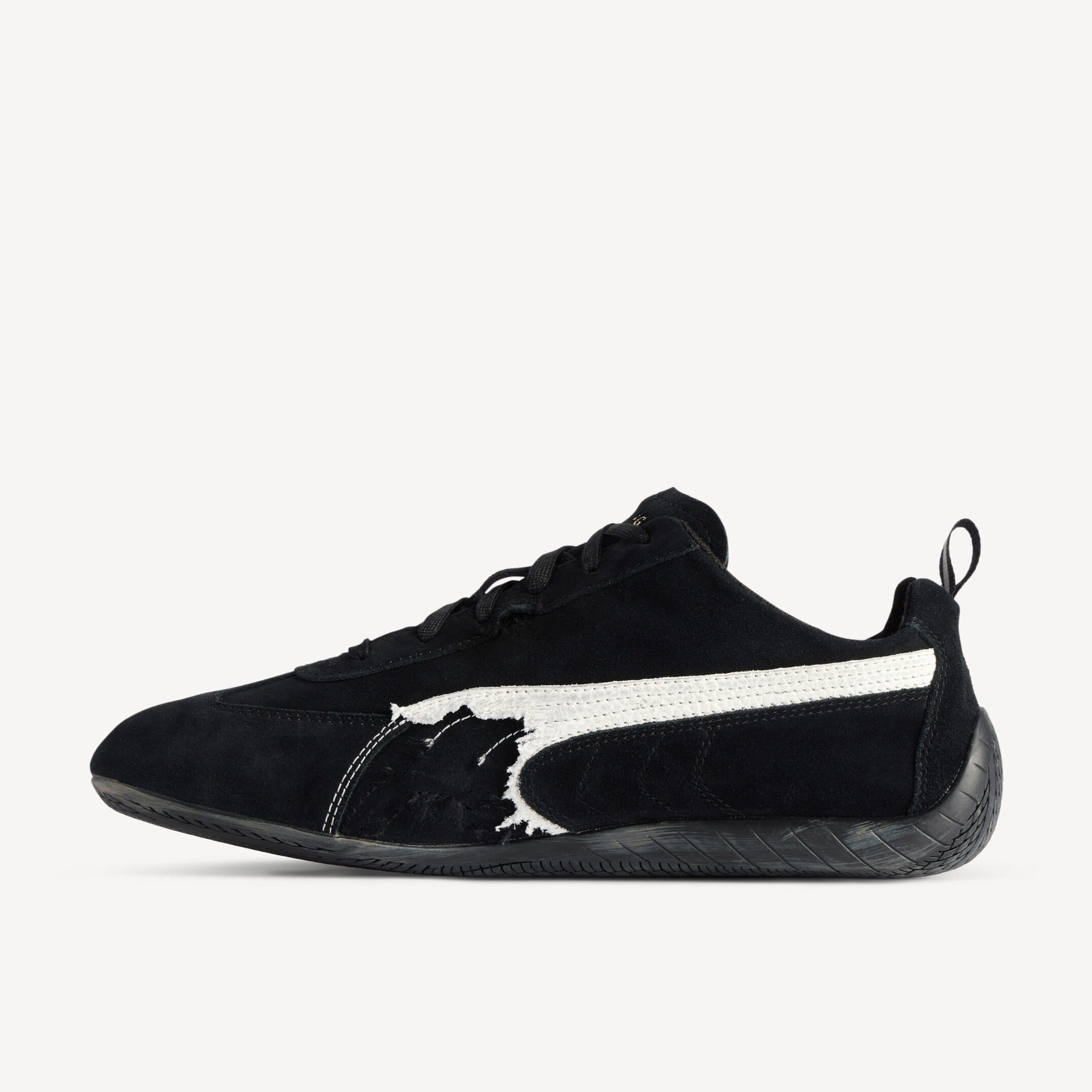 SPEEDCAT SUEDE BALENCIAGA (BLACK/WHITE)