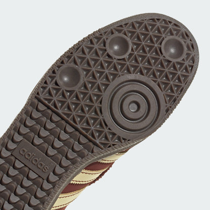 WALES BONNER SAMBA NYLON LOW TRAINERS (BROWN/SANDY BEIGE/LUCKY BLUE)