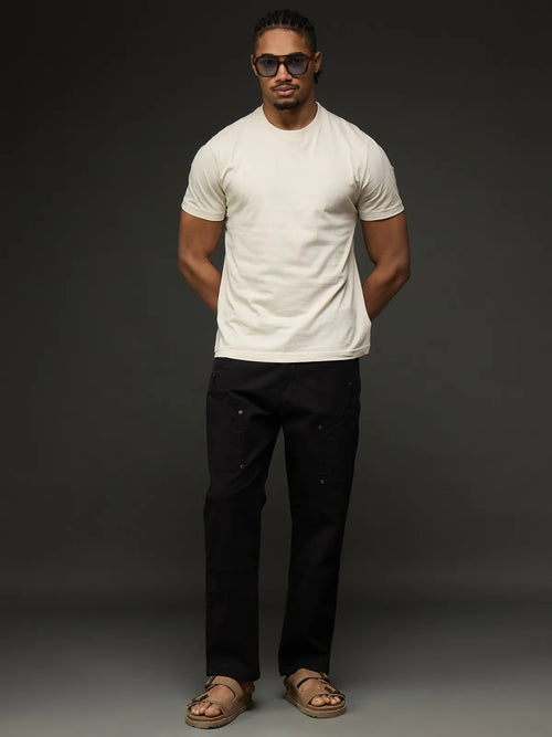 Casual Cargo Pant With Multiple Pockets (Black)