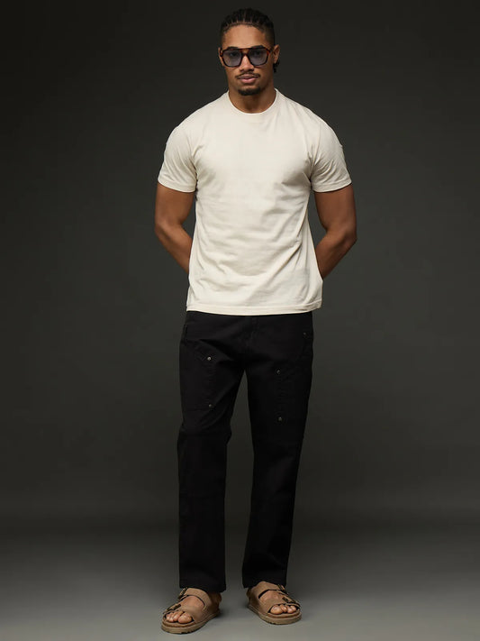 Casual Cargo Pant With Multiple Pockets (Black)