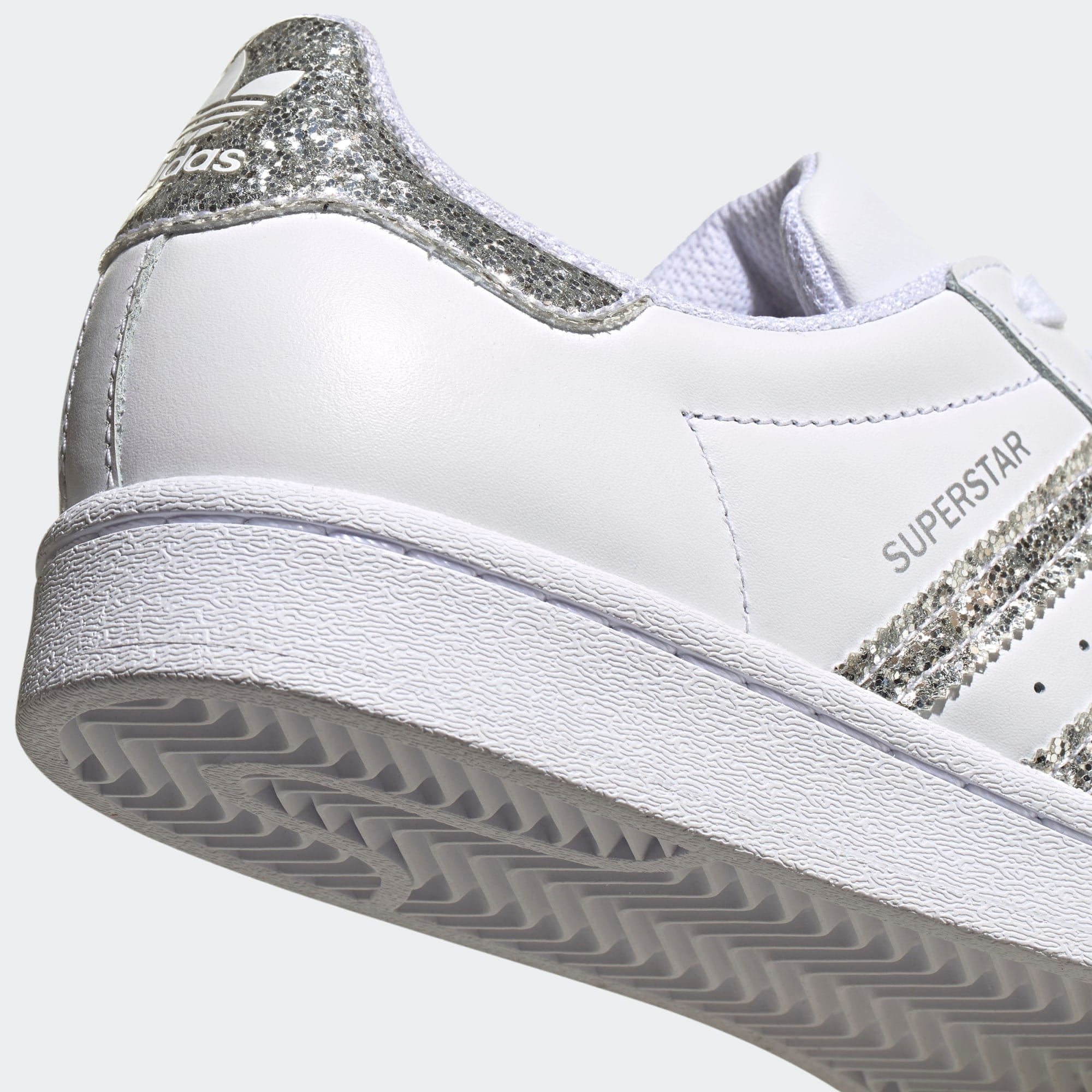 SUPERSTAR II SHOES (SILVER GLITTER)