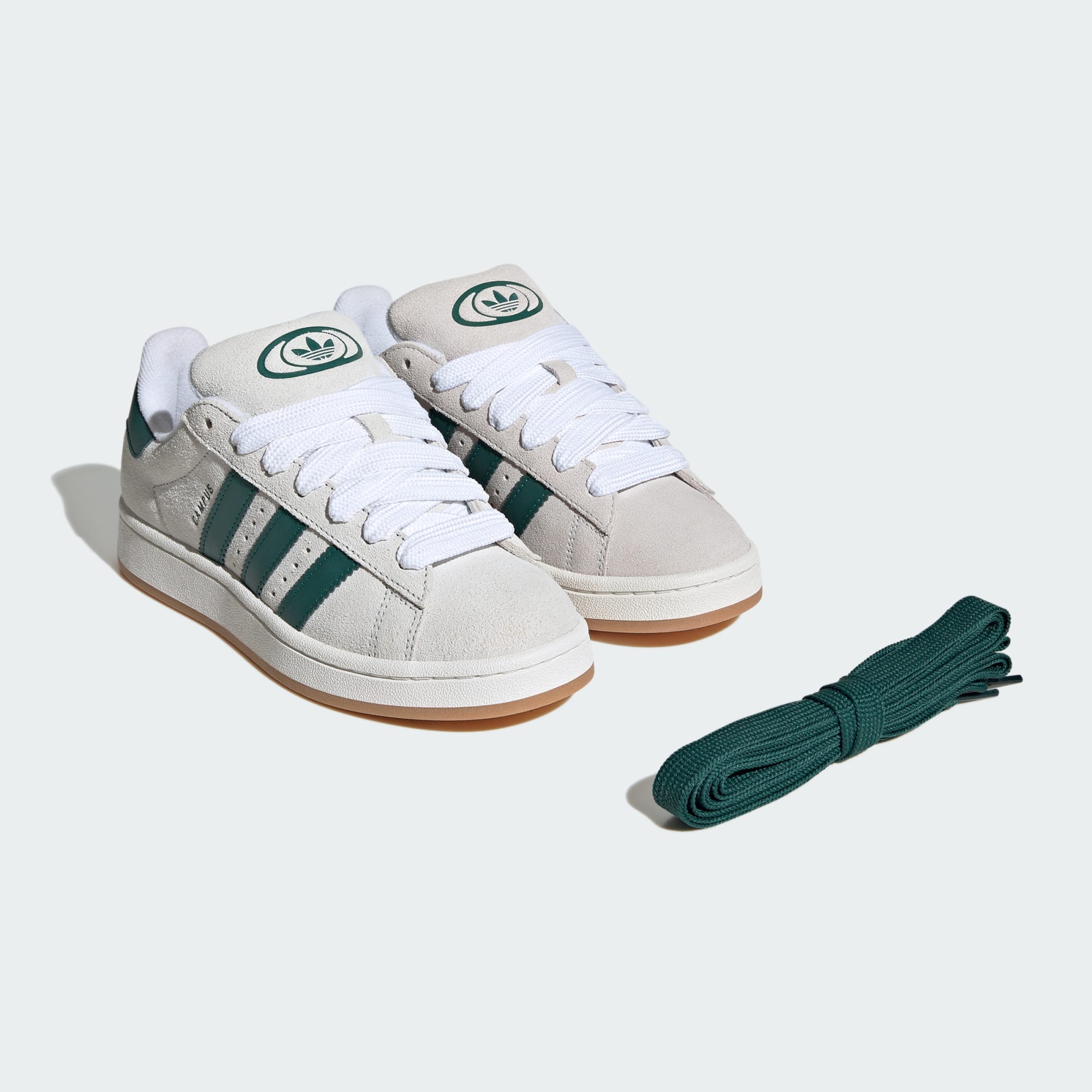 CAMPUS 00S (CRYSTAL WHITE/CORE WHITE/COLLEGIATE GREEN)