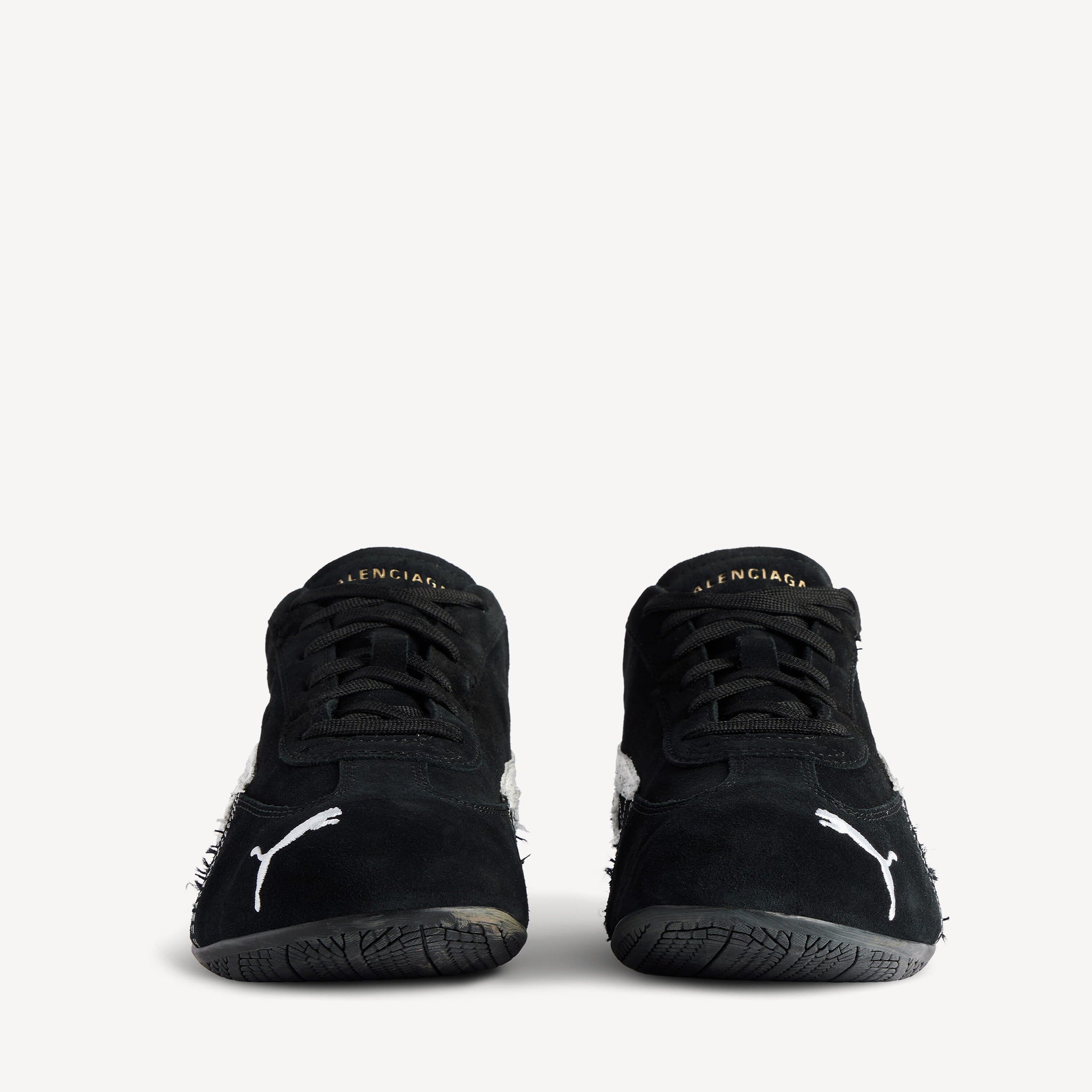 SPEEDCAT SUEDE BALENCIAGA (BLACK/WHITE)