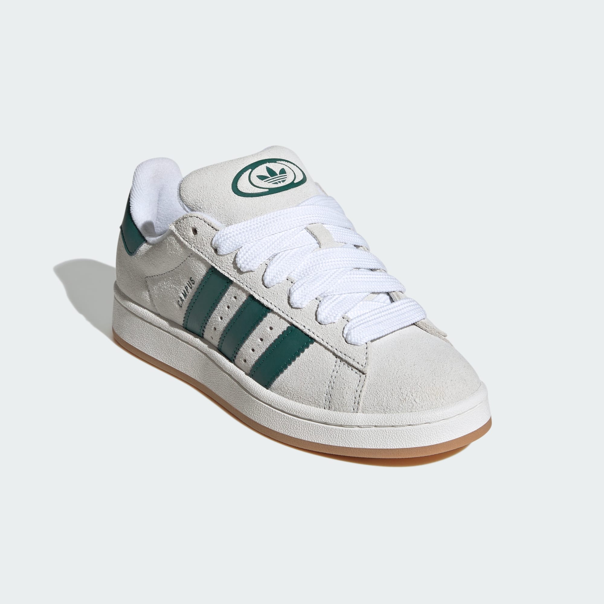 CAMPUS 00S (CRYSTAL WHITE/CORE WHITE/COLLEGIATE GREEN)