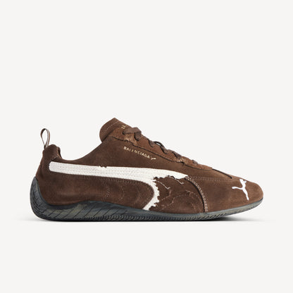 SPEEDCAT SUEDE BALENCIAGA (BROWN/WHITE/BLACK)