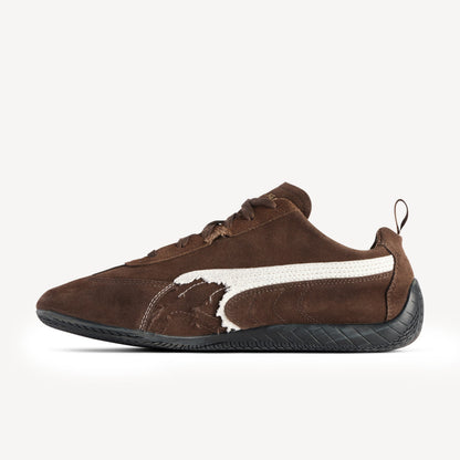 SPEEDCAT SUEDE BALENCIAGA (BROWN/WHITE/BLACK)