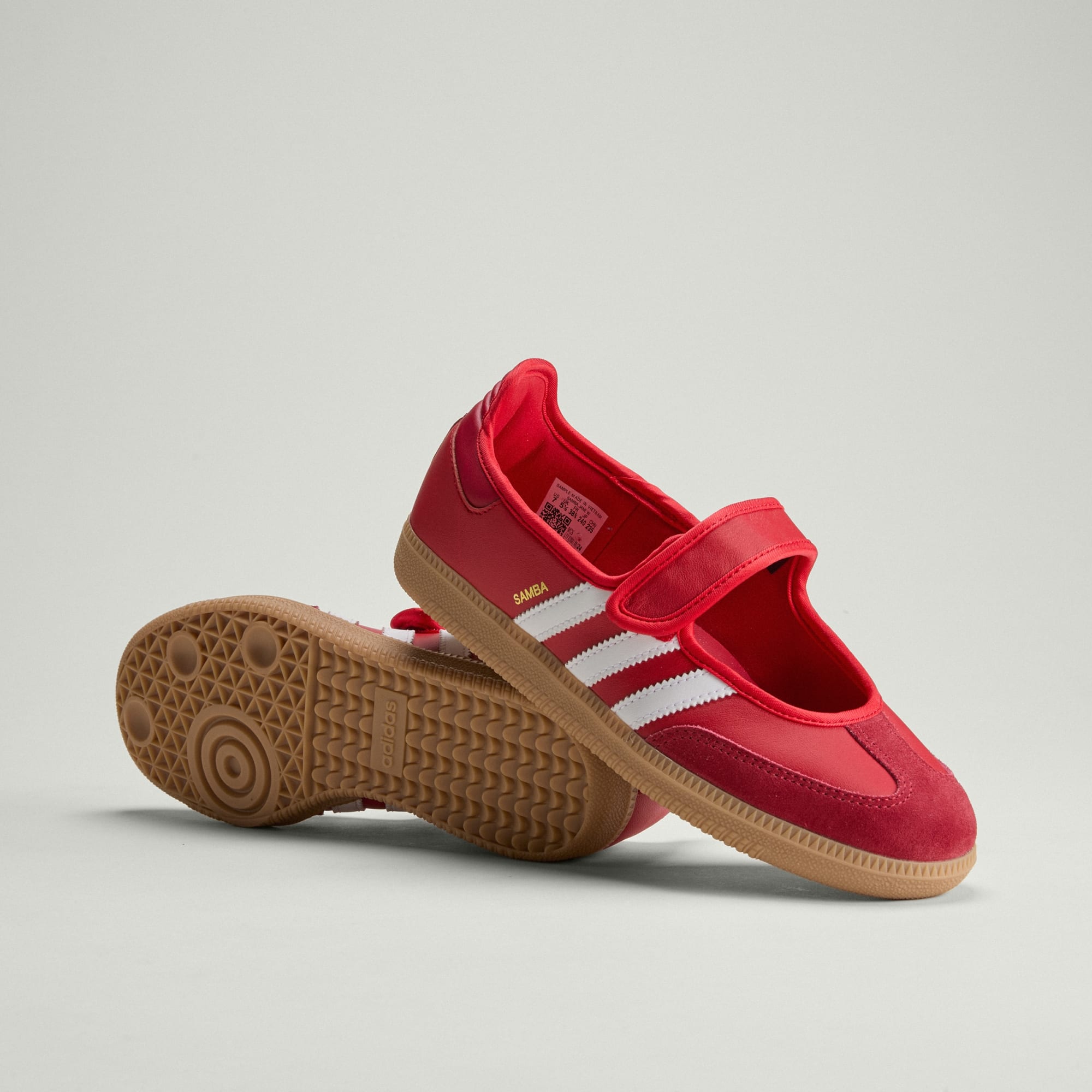 SAMBA JANE SHOES (BETTER SCARLET/TREAM VICTORY RED/GUM)