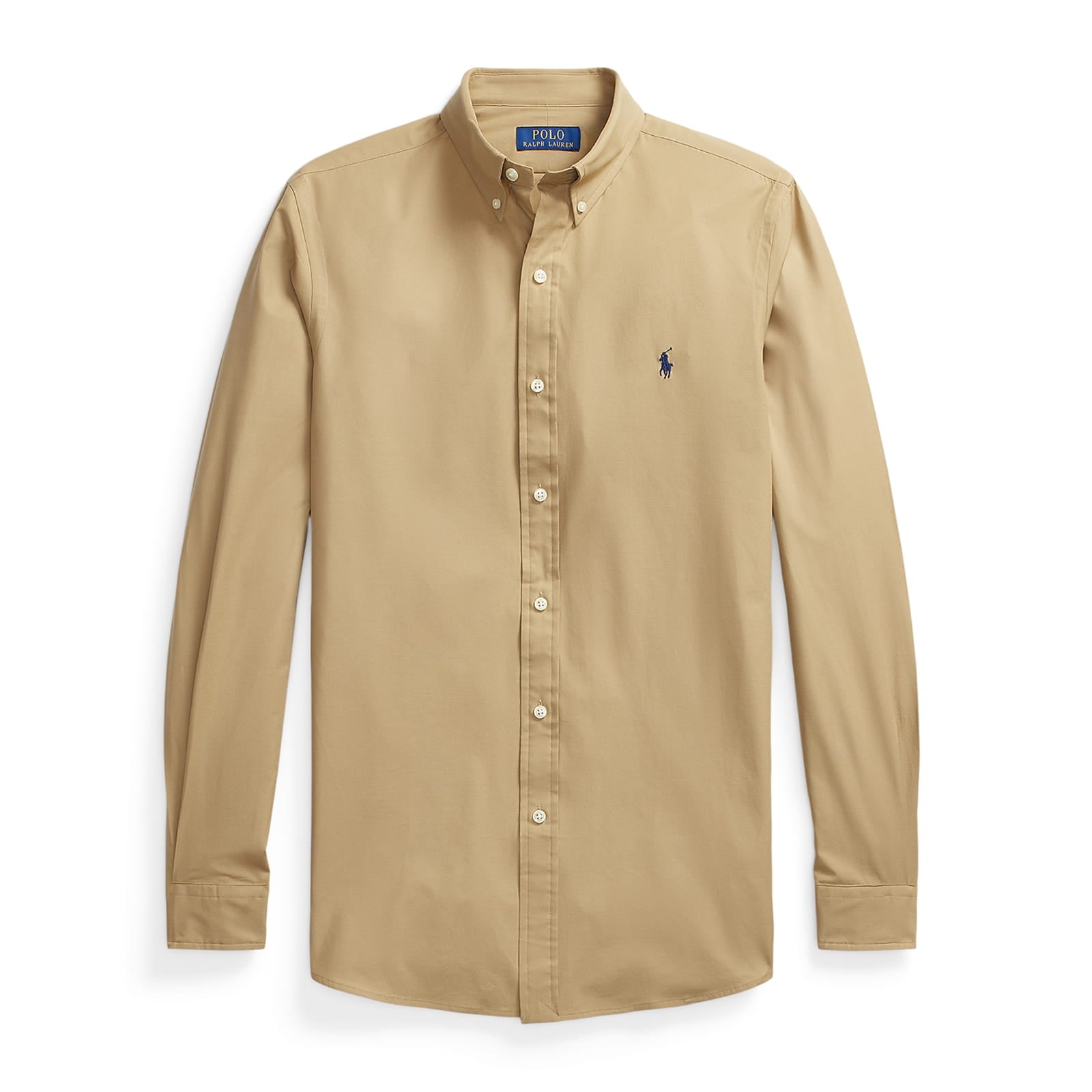 Classic Fit Garment-Dyed Oxford Shirt (Surrey Tan)