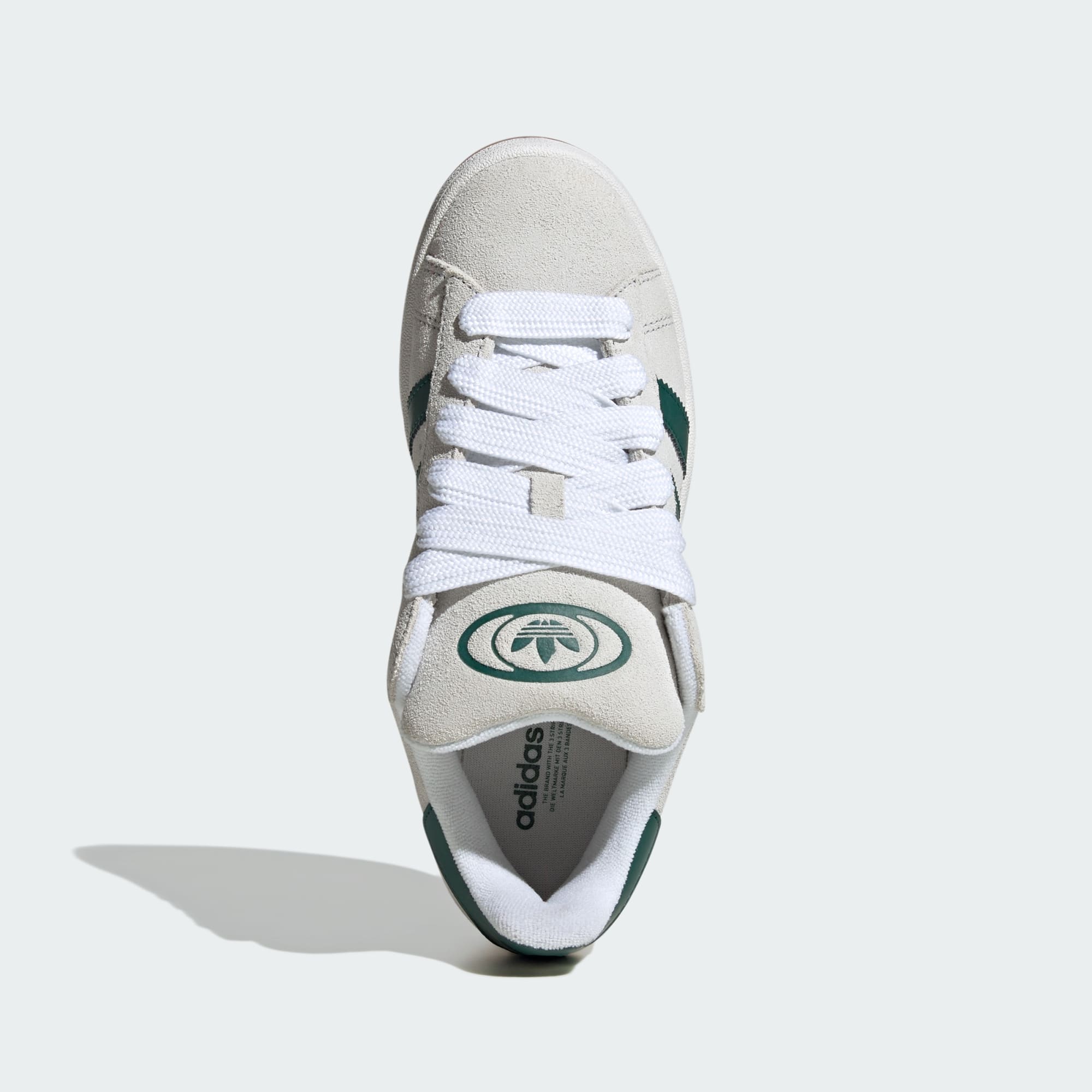 CAMPUS 00S (CRYSTAL WHITE/CORE WHITE/COLLEGIATE GREEN)