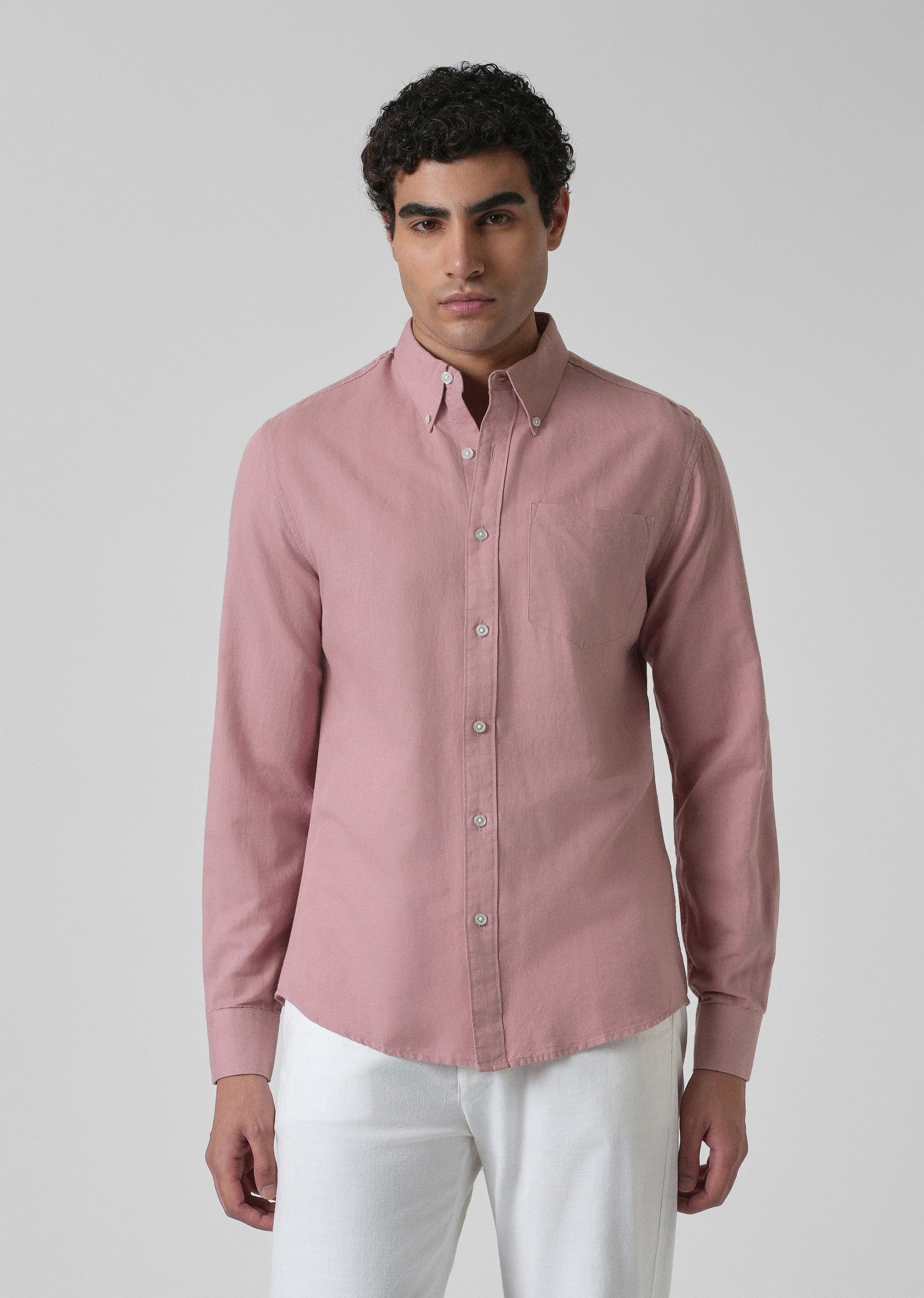 Linen Blend (Nude Pink)
