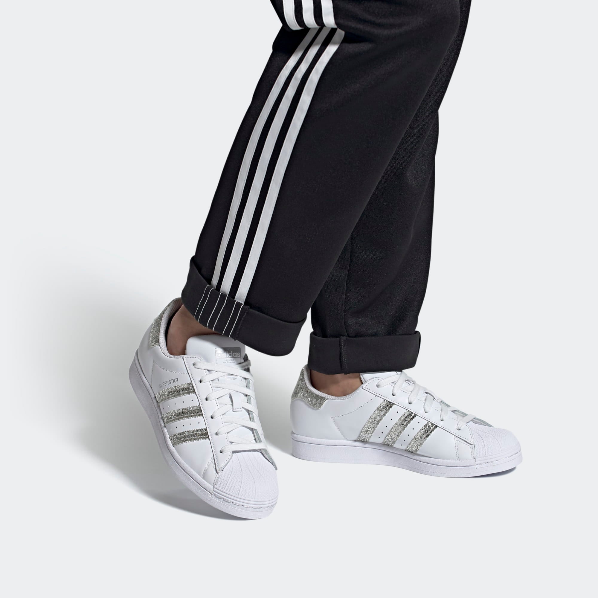SUPERSTAR II SHOES (SILVER GLITTER)