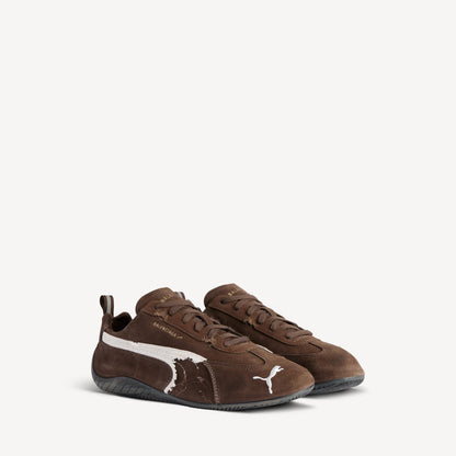 SPEEDCAT SUEDE BALENCIAGA (BROWN/WHITE/BLACK)