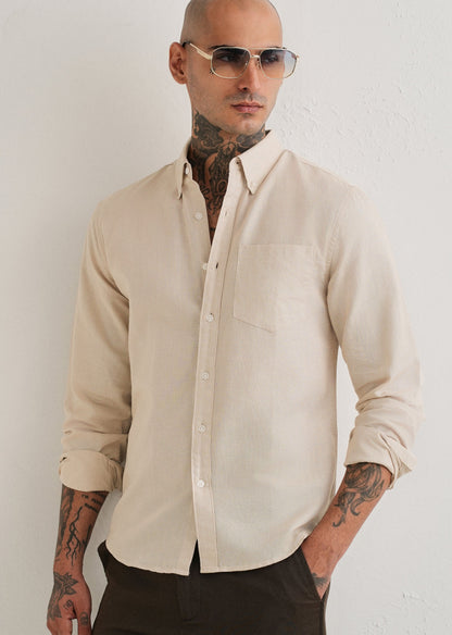 Linen blend (Beige)