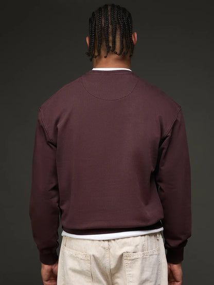 Aura Graphic Sweatshirt (Wine)